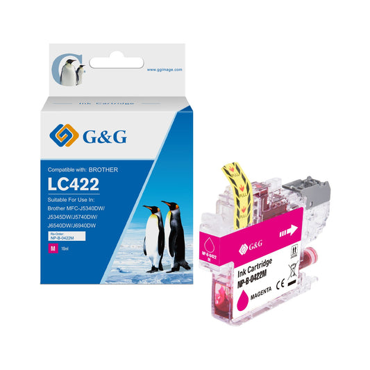 Compatible Brother LC422M Magenta Ink Cartridge 10ml