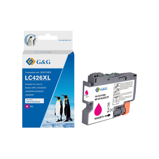 Compatible Brother LC426XLM High Capacity Magenta Ink Cartridge 54ml