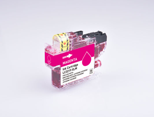 Compatible Brother LC3219XLM Magenta Hi Cap Ink Ctg 17ml Ink 1500 Pages