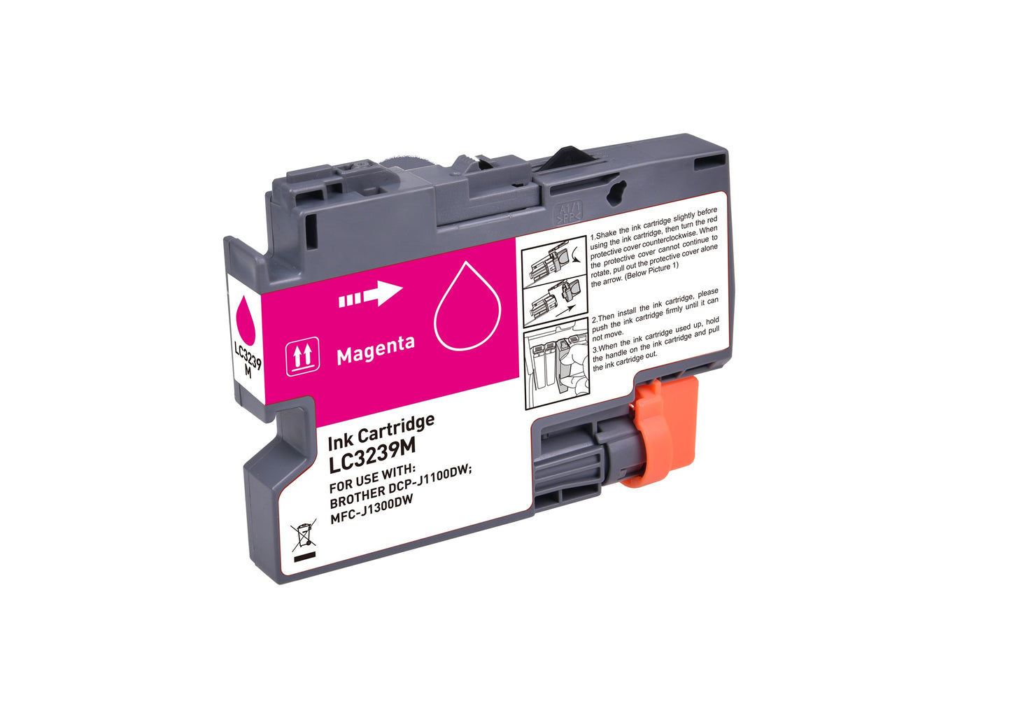 Compatible Brother LC3239XLM Magenta Hi Cap Ink Ctg 52ml Ink 5000 Pages