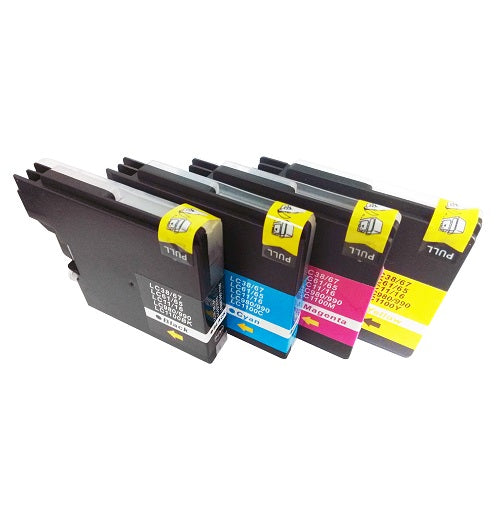 Compatible Brother LC1100 Multipack 4 Ink Ctgs  [LC1100BK/C/M/Y LC980BK/C/M/Y]