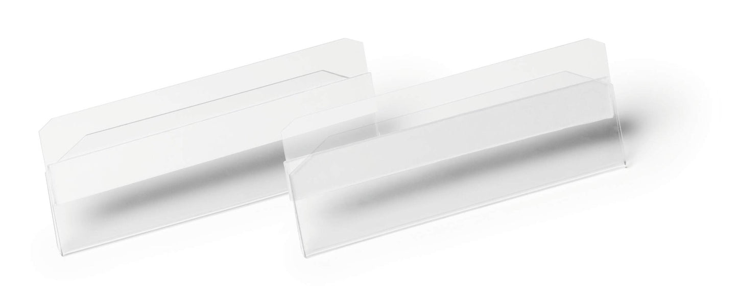 Durable Adhesive Pocket 100x38mm Clear (10)