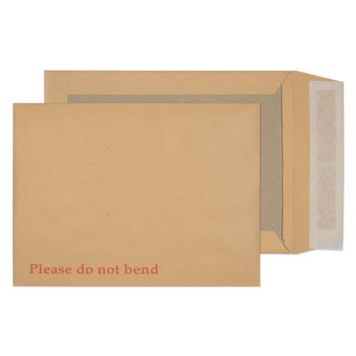 Blake Everyday Envelopes Manilla Pocket Peel and Seal Board Back 120gsm 241x178mm (Pack 125) - 11935