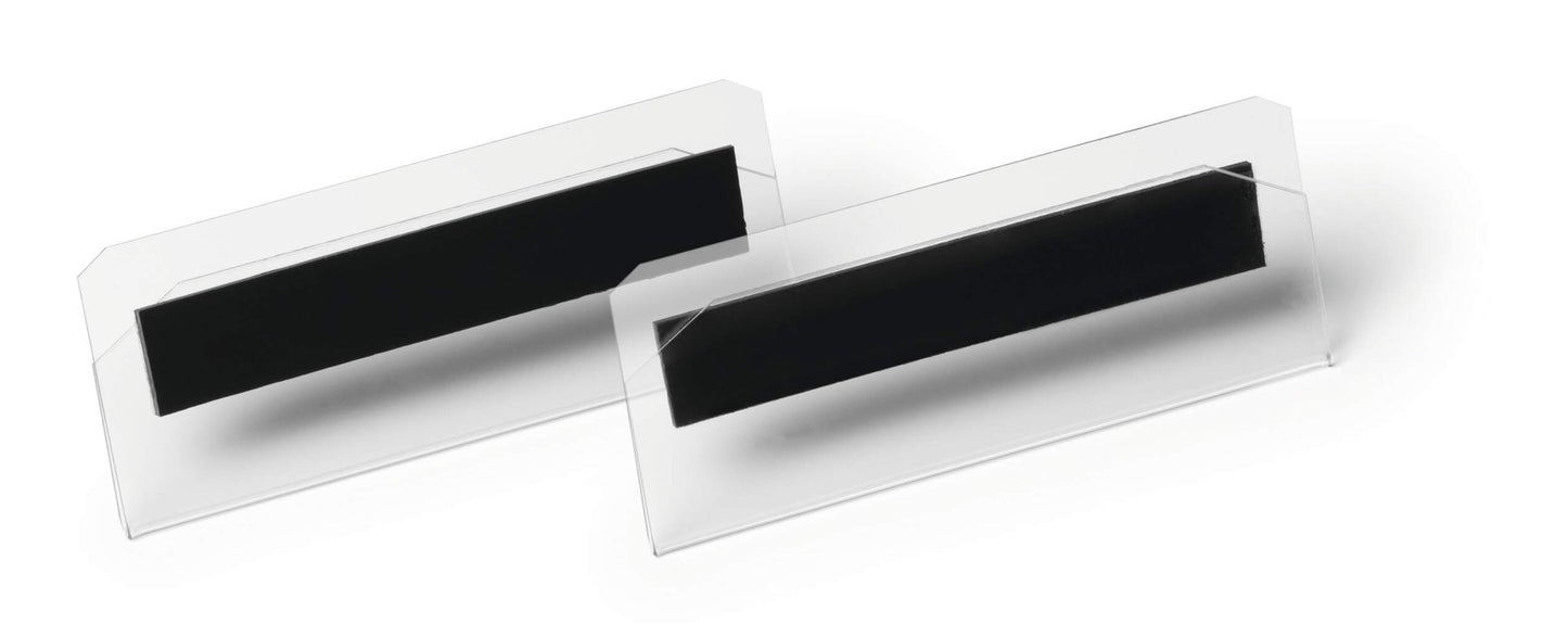 Durable Magnetic Pocket 100x38mm Clear (10)