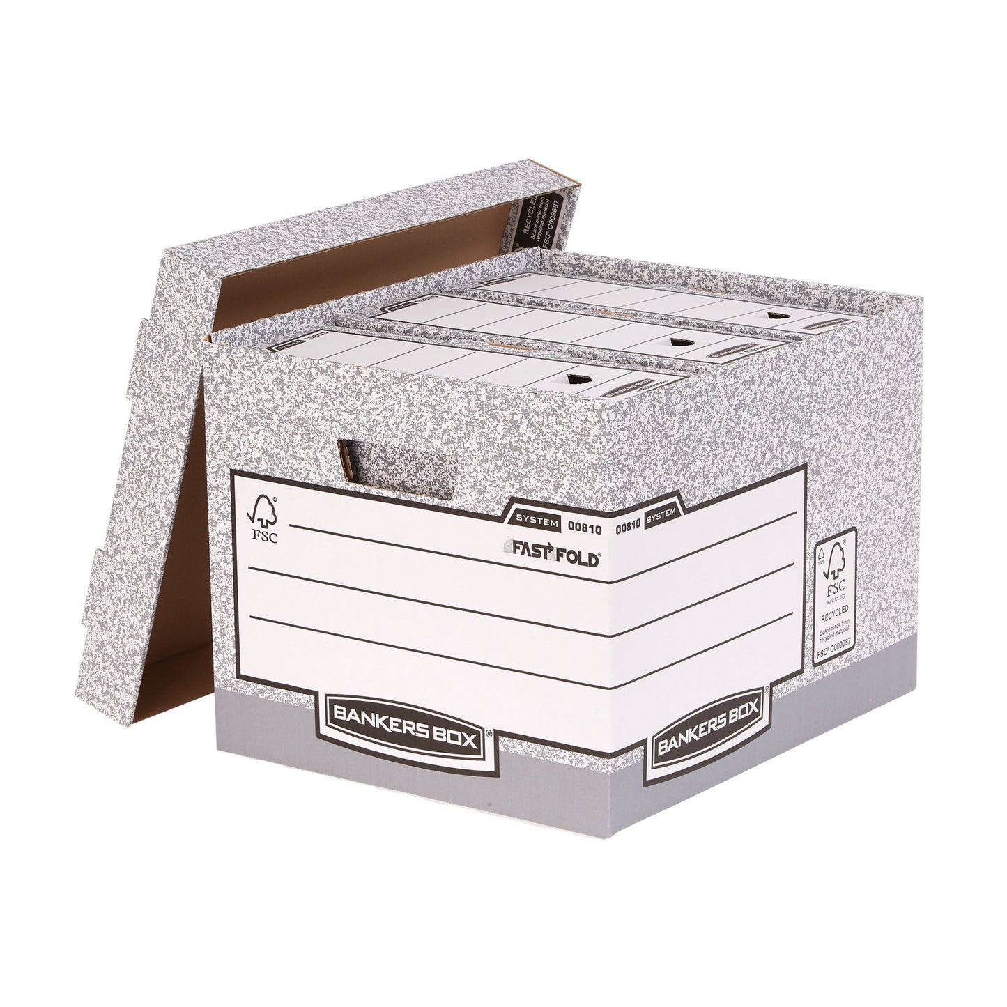 System Standard Box Grey (FSC) Pack of 10 333X285X380mm