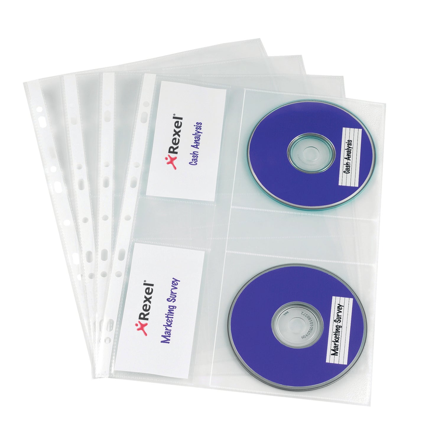 Rexel Nyrex CD Pocket (Pack 5) 2001007