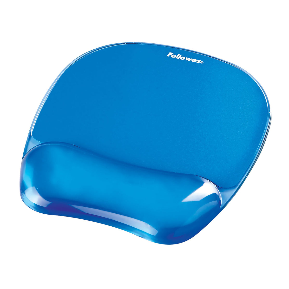 Fellowes Crystal Mouse Wrist Supp Blue