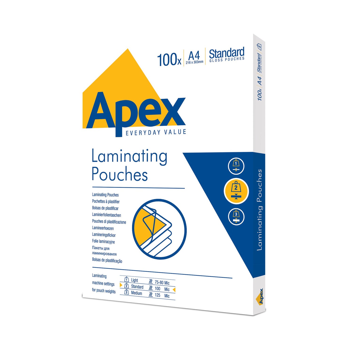 Fellowes Apex Lam Pouch A4 Std Duty