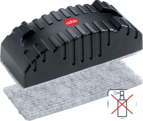 Nobo Magnetic Whiteboard Eraser Black 34533421