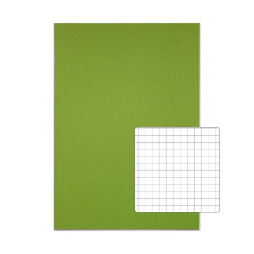 RHINO 13 x 9 Oversized Exercise Book 40 Page Light Green S7 (Pack of 100)