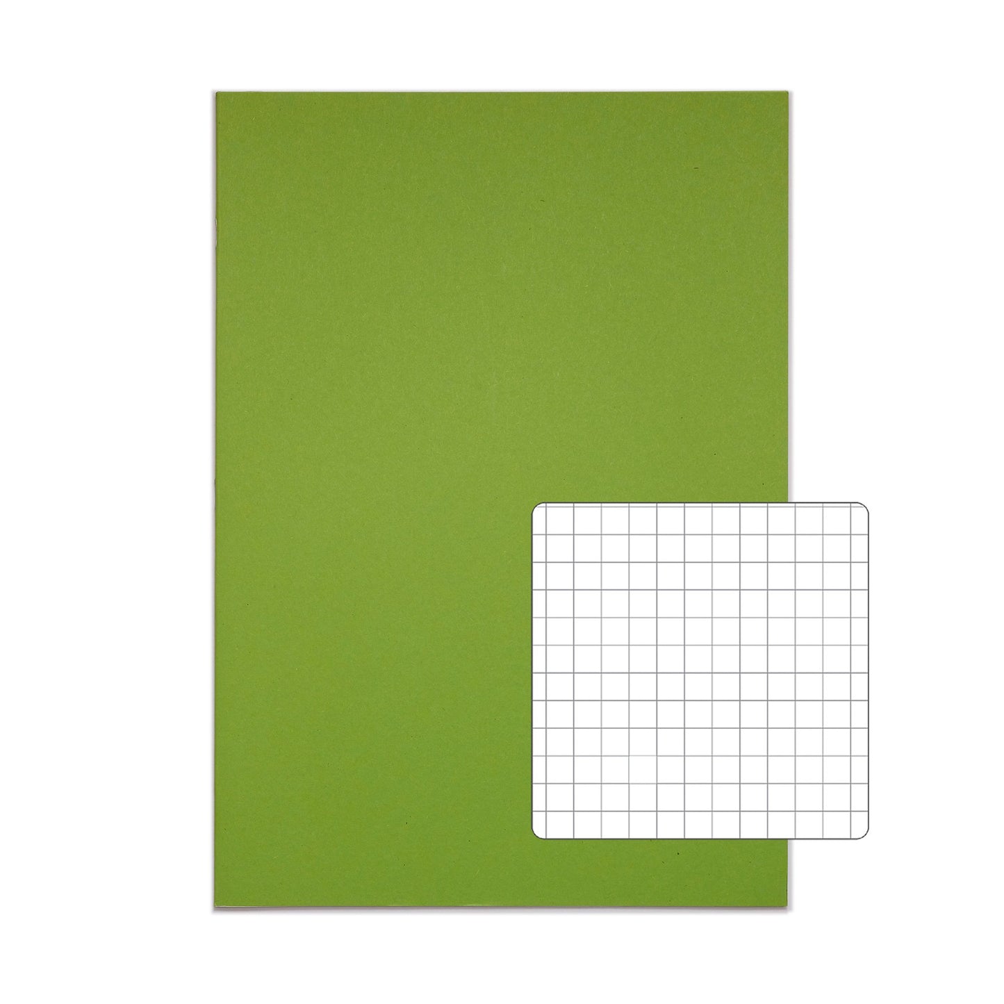 RHINO 13 x 9 Oversized Exercise Book 40 Page Light Green S7 (Pack of 10)