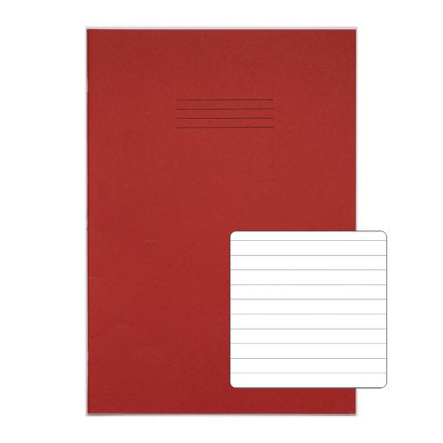 RHINO 13 x 9 Oversized Exercise Book 40 Page Red F8 (Pack of 100)