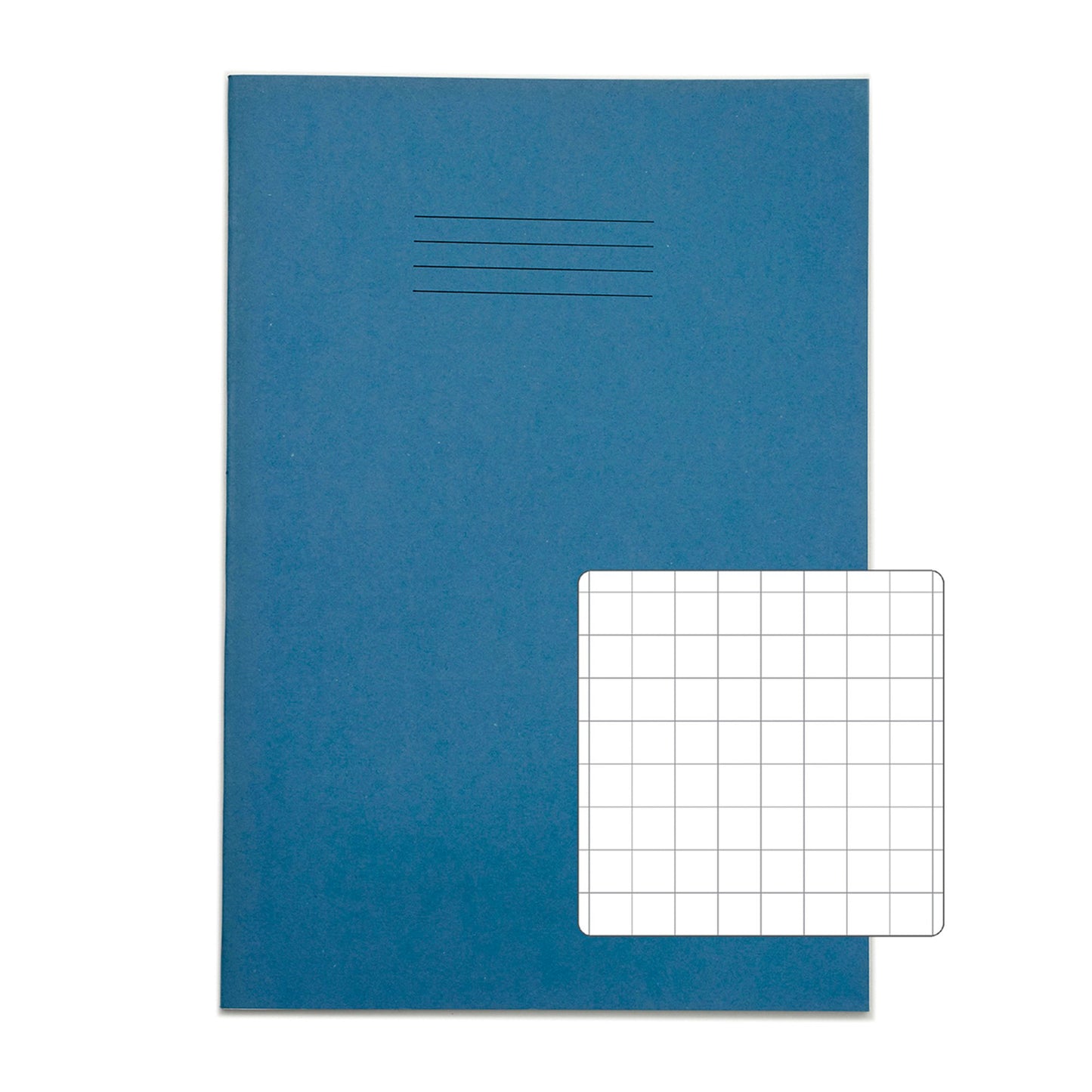 RHINO 13 x 9 Oversized Exercise Book 80 Page Light Blue S10 (Pack of 10)
