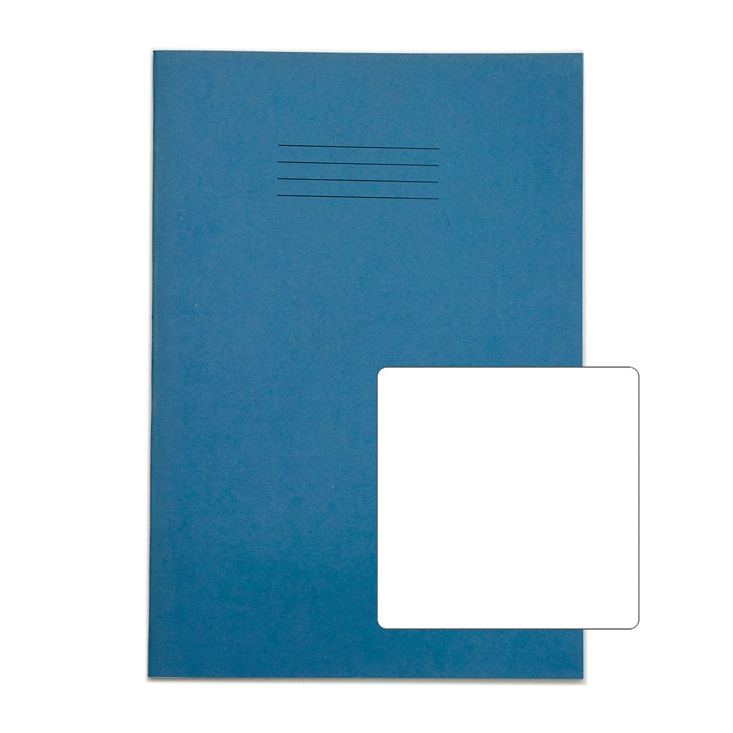 RHINO 13 x 9 Oversized Exercise Book 80 Page Light Blue B (Pack of 10)