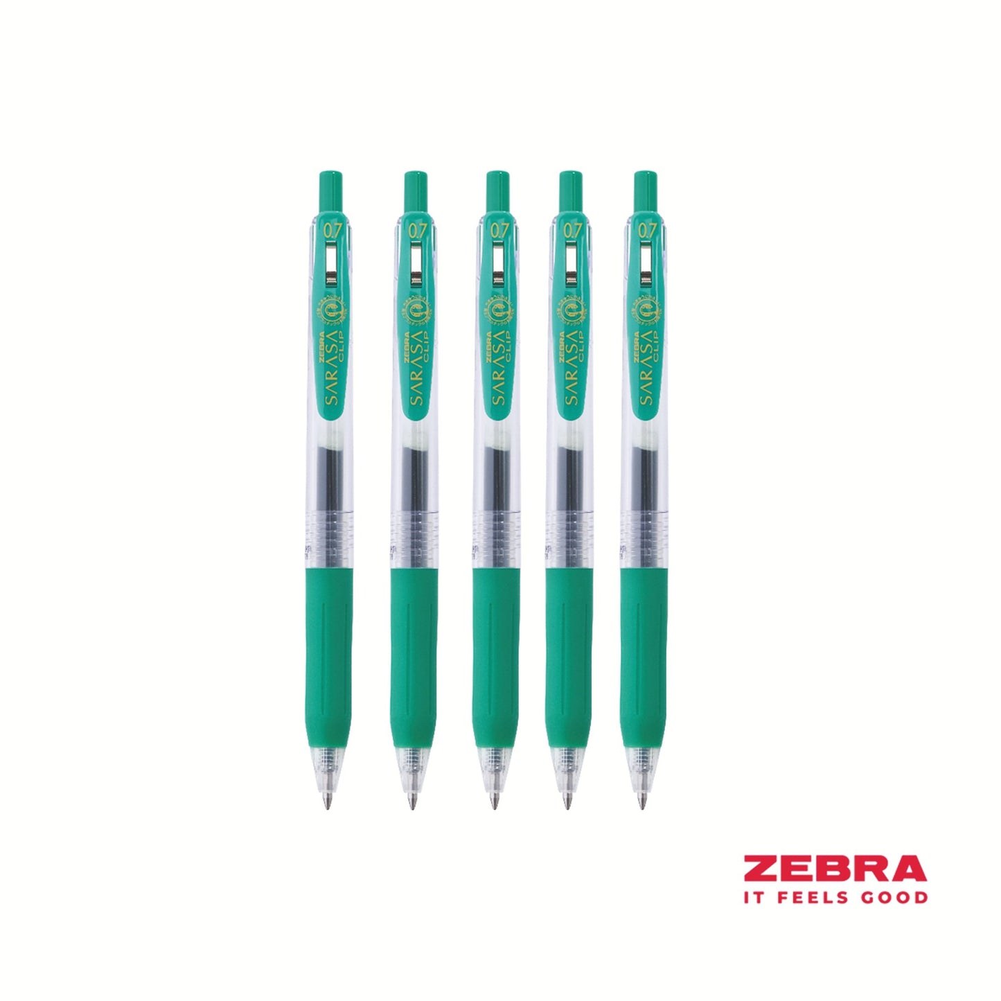 Eco SARASA Gel Retr Rball  0.7mm Gn Bx12