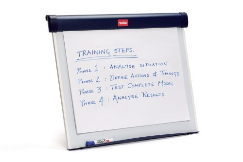 Nobo Barracuda Desktop Flipchart Easel Magnetic 675x550mm 1902267 DD