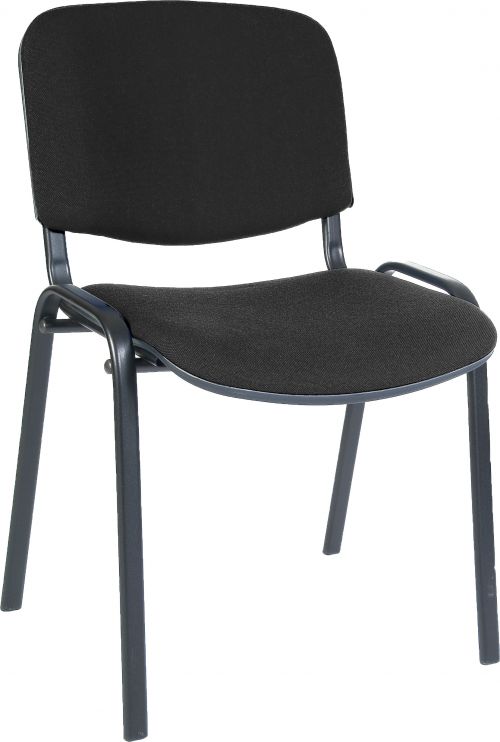 Conference Fabric Stackable Chair Black - 1500BLK DD