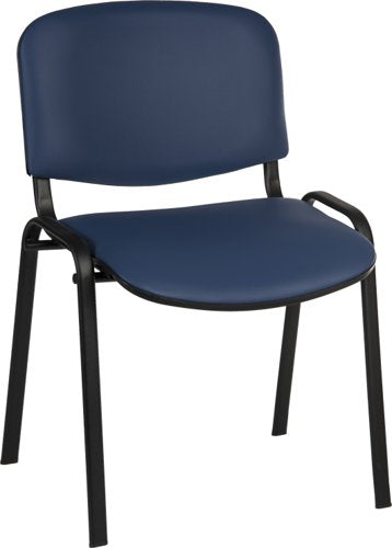 Conference PU Stackable Chair Blue - 1500PU-BLU DD