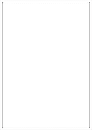 ValueX Multipurpose Label 199.6x289.1mm 1 Per A4 Sheet White (Pack 100 Labels) - 15124SM