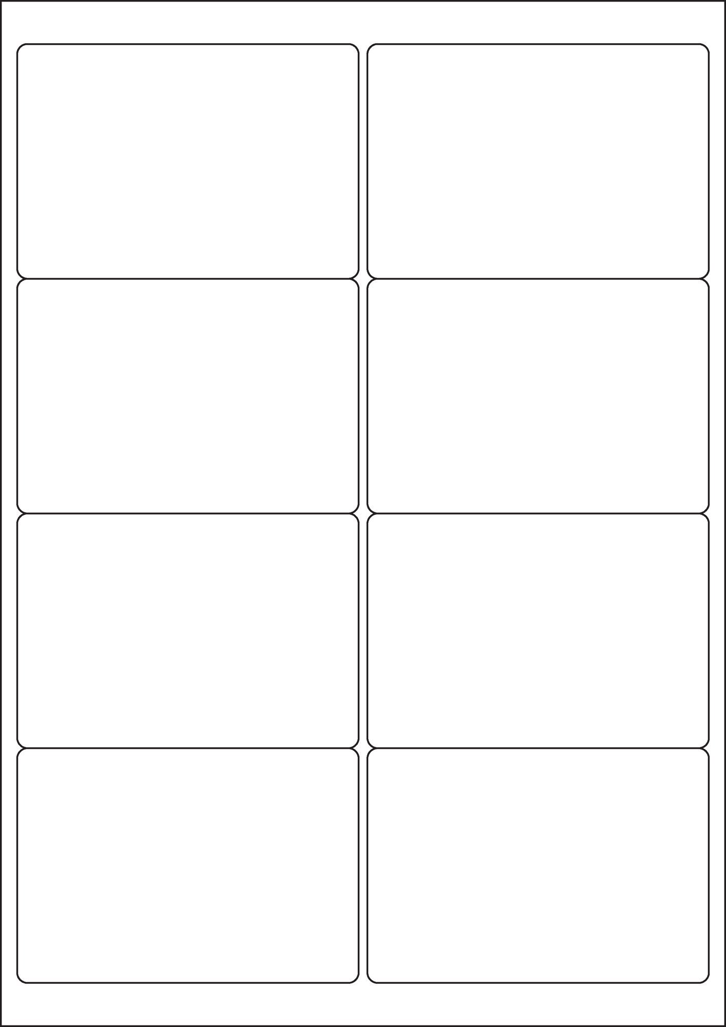 ValueX Multipurpose Label 99.1x67.7mm 8 Per A4 Sheet White (Pack 800 Labels) - 15152SM
