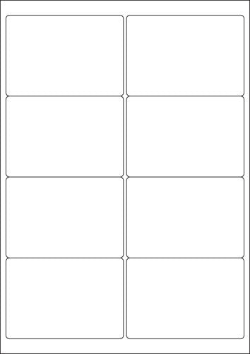 ValueX Multipurpose Label 99.1x67.7mm 8 Per A4 Sheet White (Pack 800 Labels) - 15152SM