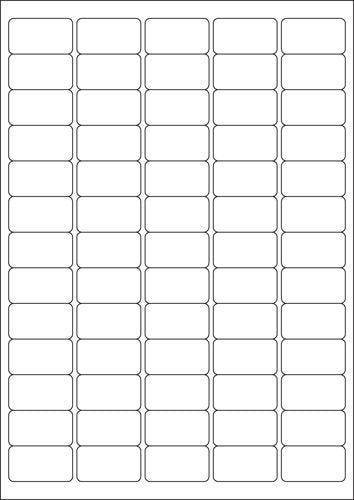ValueX Multipurpose Label 38.1x21.2mm 65 Per A4 Sheet White (Pack 6500 Labels) - 15159SM