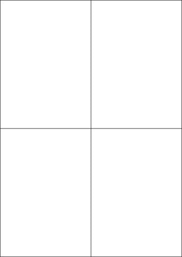 ValueX Multipurpose Label 105x148mm 4 Per A4 Sheet White (Pack 400 Labels) - 15327SM