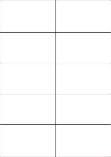 ValueX Multipurpose Label 105x58mm 10 Per A4 Sheet White (Pack 1000 Labels) - 15334SM