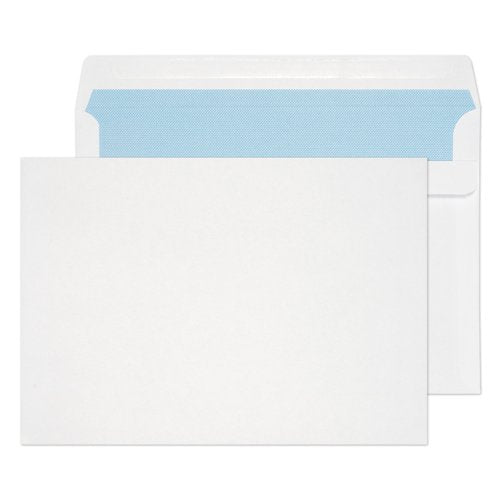 Blake Everyday Envelopes C5 White Wallet Plain Self Seal 90gsm 162x229mm (Pack 500) - 1707