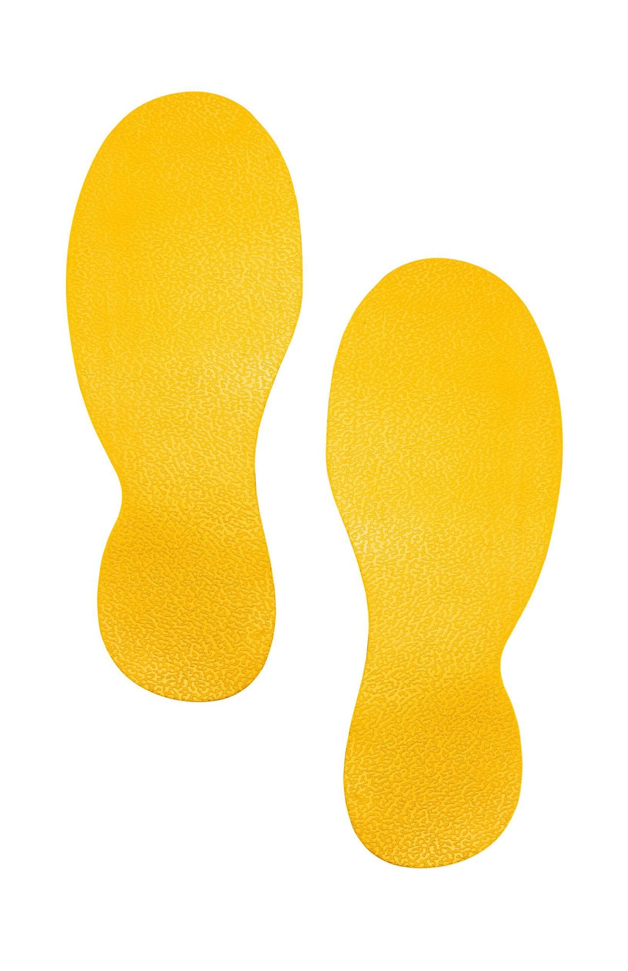 Durable Floor Shape ""Foot"" Yellow (10)