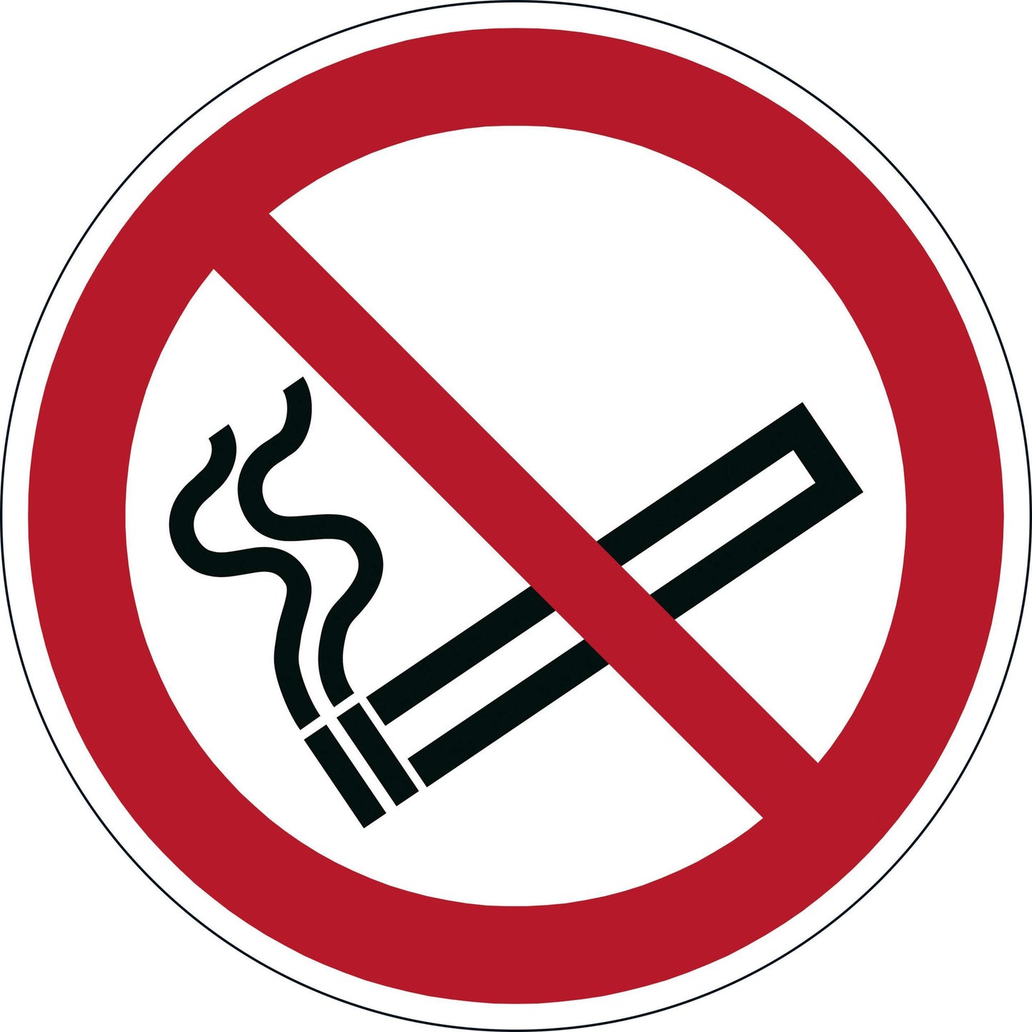 Durable Floor ""Smoking Prohibited"" Sign