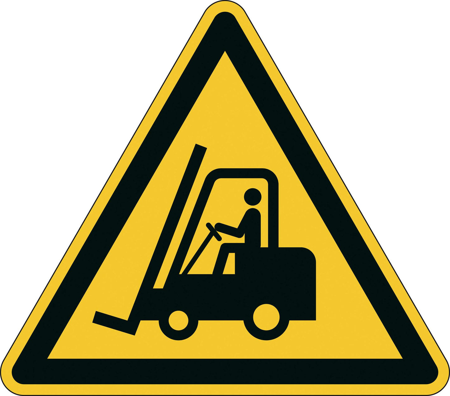 Durable Floor ""Caution Forklifts"" Sign