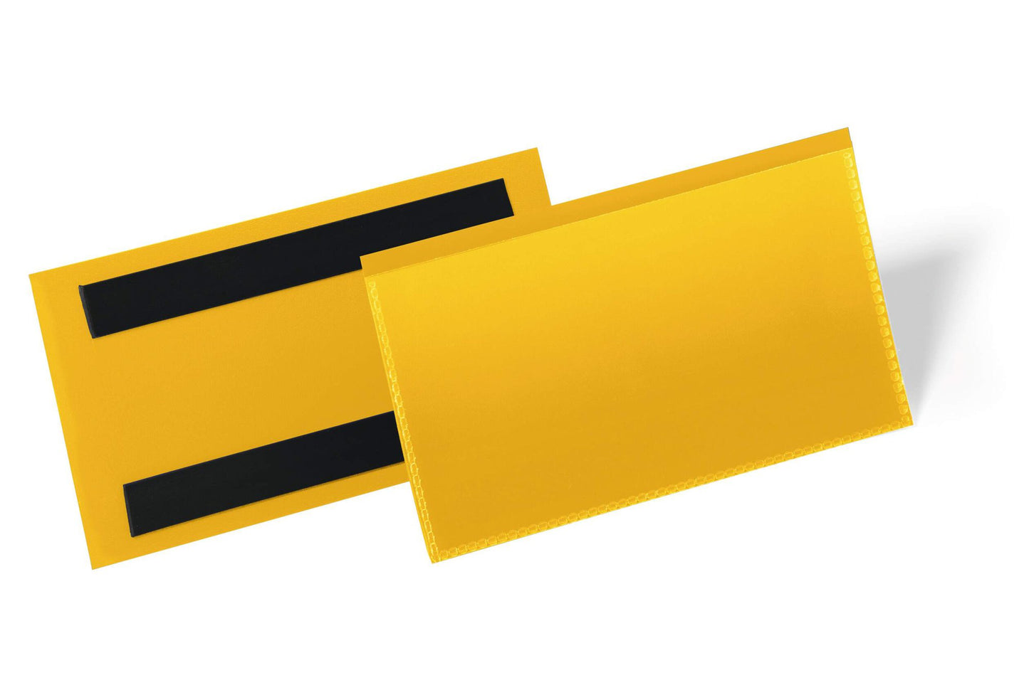 Durable Magnetic Pocket 150x67mm Yellow (50)