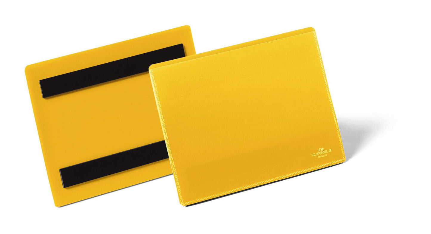 Durable Magnetic Pocket A6 Yellow (50)
