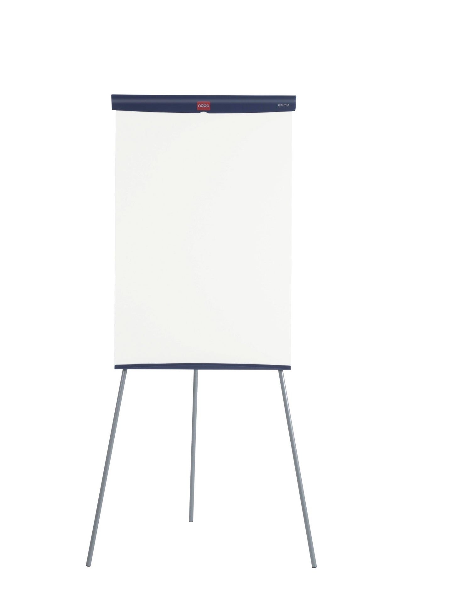 Nobo Basic Steel Tripod Flipchart Easel Magnetic 680x680mm Silver 1905243 DD