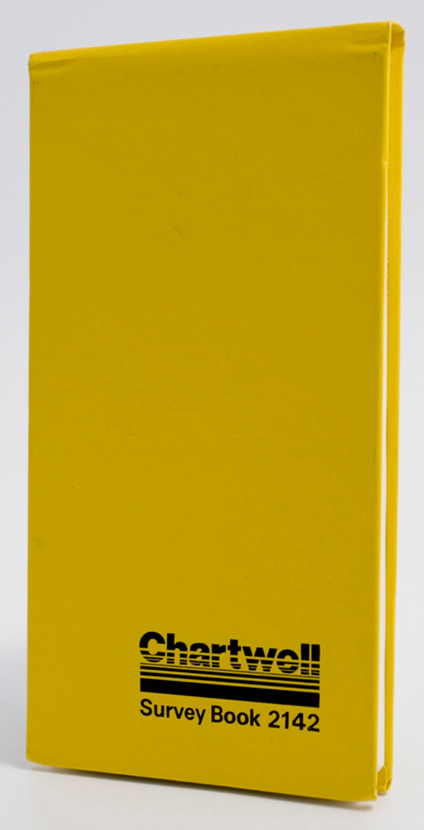 Chartwell Survey Dimension Book Weather Resistant 106x205mm Lined Numbered 1 Up Each Opening 160 Pages Yellow 2142Z
