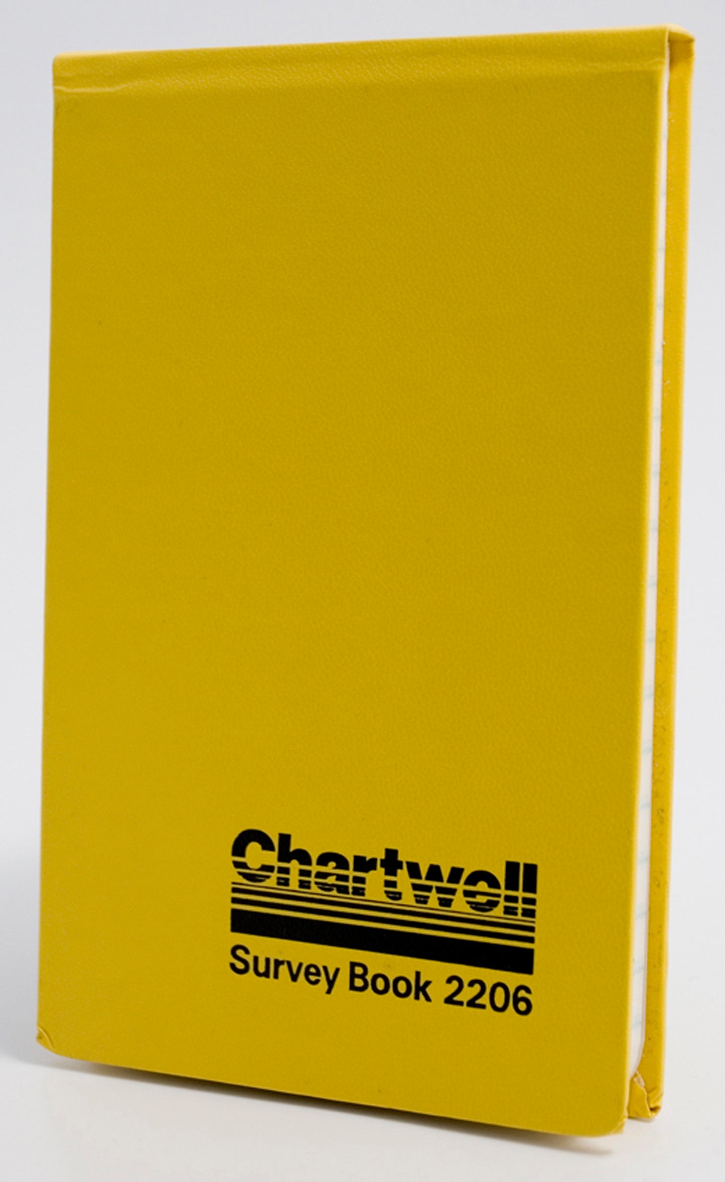 Chartwell Survey Field Book Weather Resistant 106x165mm Lined with 2 Red Centre Lines 160 Pages Yellow 2206Z