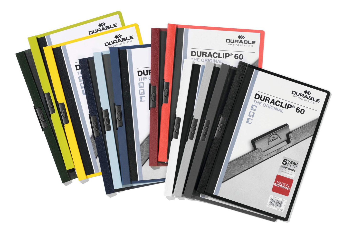 Durable DURACLIP 60 A4 Folder Assorted (25)