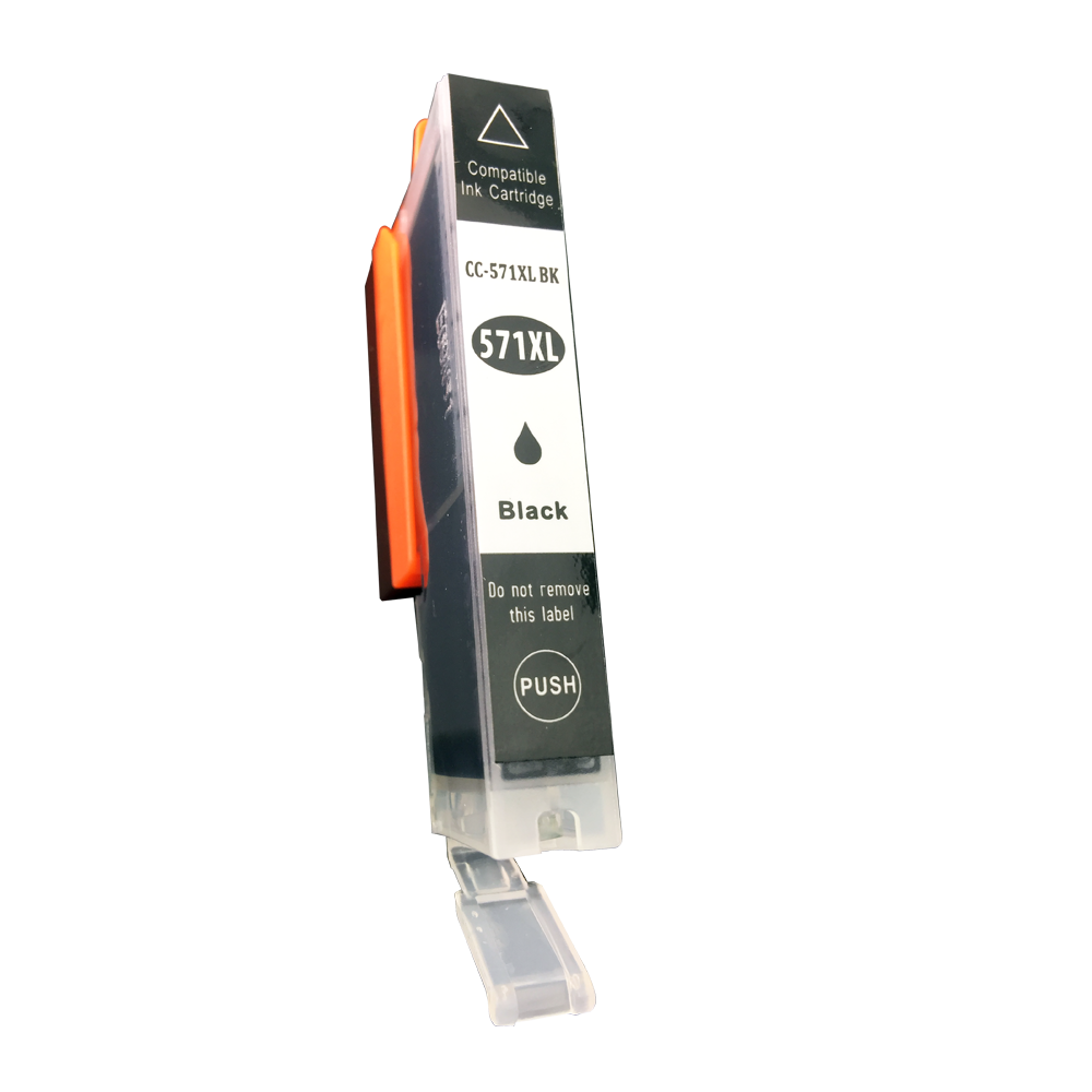 Comp Canon CLI-571XLBK Hi Yld Black Ink Ctg 0331C001