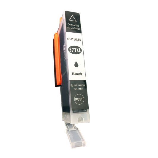 Comp Canon CLI-571XLBK Hi Yld Black Ink Ctg 0331C001