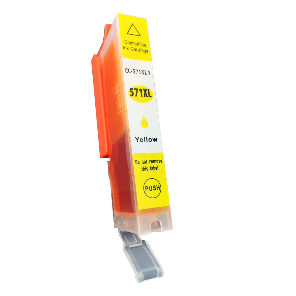 Comp Canon CLI-571XLY Hi Yld Yellow Ink Ctg 0334C001