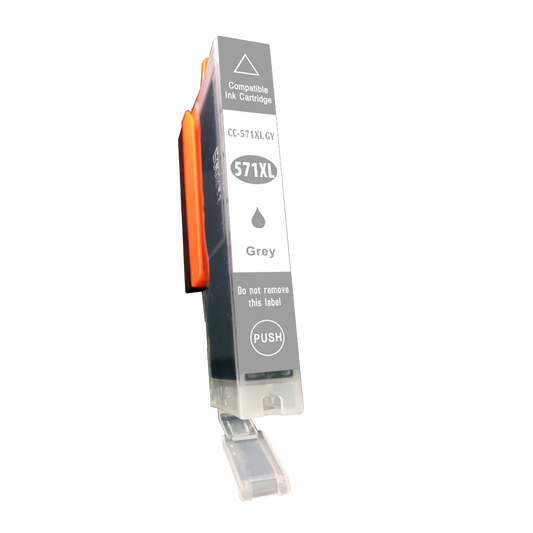 Compatible Canon CLI-571XLGY Hi Yld Grey Ink