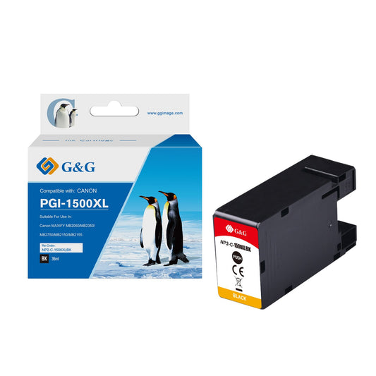 Compatible Canon PGI-1500XLBK HY Black Ink Ctg