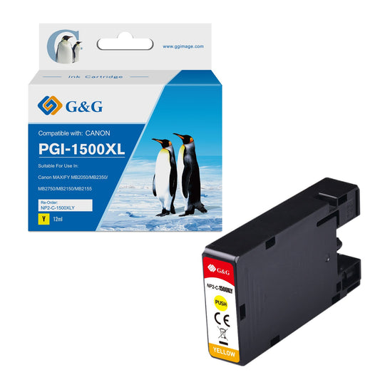 Compatible Canon PGI-1500XLY Hi Yld Yw Ink Ctg