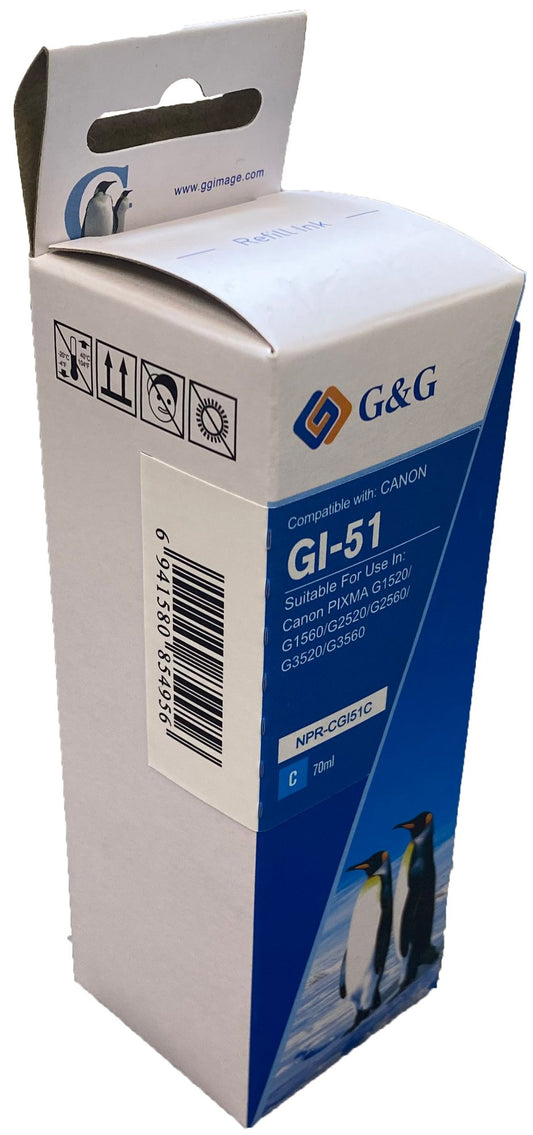 Compatible Canon GI-51C Ink Bottle