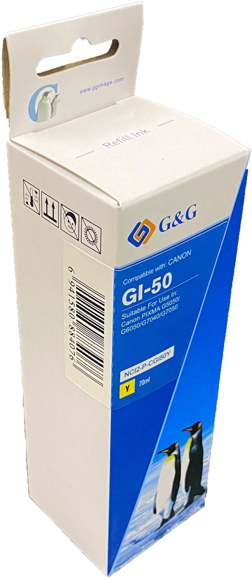 Comp Canon G+G GI-50Y Yellow Ink Bottle