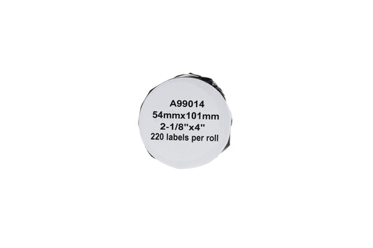 Comp Dymo 99014 Shipping/ Name Badge Labels (Paper) Pack of 220 S0722430 (54mm x 101mm)
