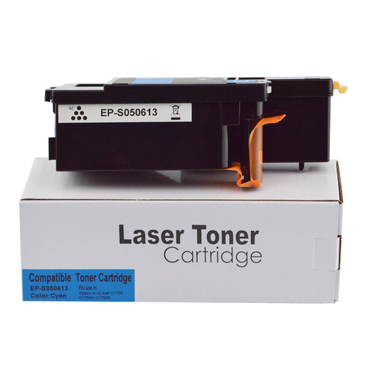 Compatible Epson C1700 Hi Cap Cyan Toner S050613