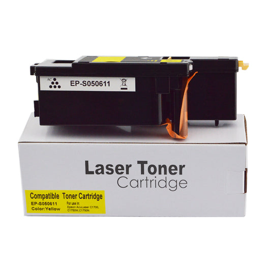 Compatible Epson C1700 Hi Cap Yellow Toner S050611
