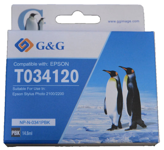Comp Epson G+G T0341 Black Ink Ctg  T034140
